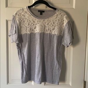 J.Crew Lace Tee